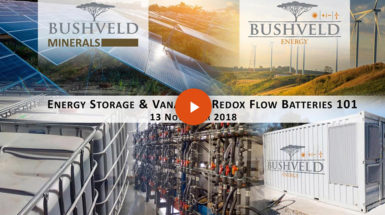 Energy Storage & Vanadium Redox Flow Batterries